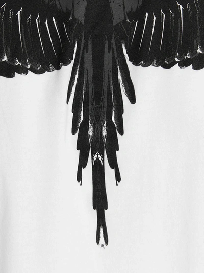 Shop Marcelo Burlon County Of Milan Wings T-shirt White/black