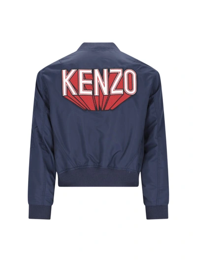 Shop Kenzo Jackets In Blue