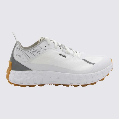 Shop Norda White And Gum The 001 M Sneakers In Wht/gum