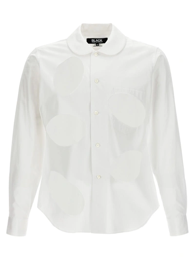 Shop Comme Des Garcons Black Cut-out Shirt Shirt, Blouse White