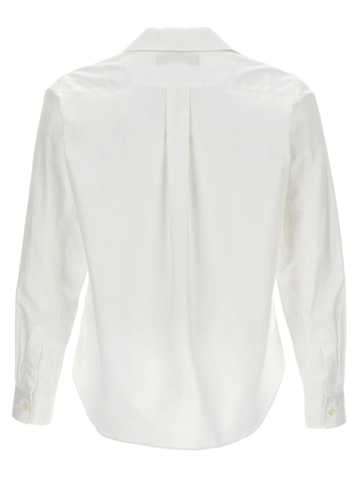 Shop Comme Des Garcons Black Cut-out Shirt Shirt, Blouse In White