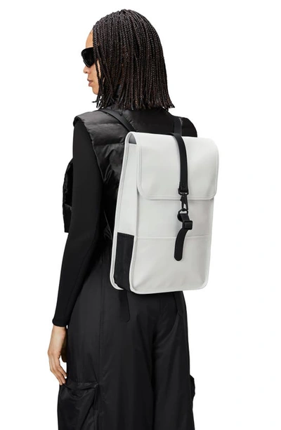 Shop Rains Mini Waterproof Backpack In Ash