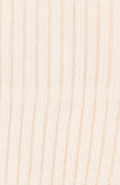 Shop Moncler Logo Embroidered Virgin Wool Rib Headband In White