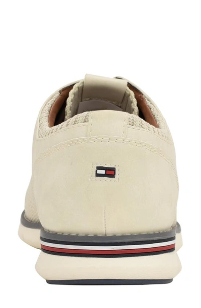 Shop Tommy Hilfiger Winner Derby In Ivory Knit Multi