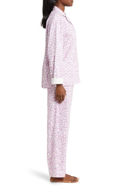Shop Pj Salvage Cotton Flannel Pajamas In Lilac