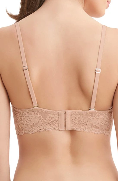 Shop Montelle Intimates Lace Bralette In Sand