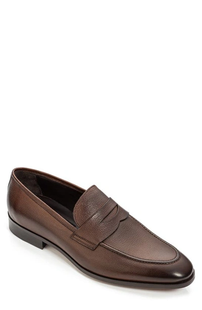 Shop To Boot New York Tesoro Penny Loafer In Windsor Bruciato Ant