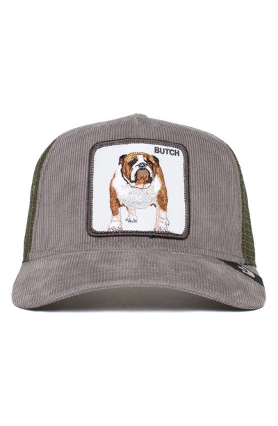 Shop Goorin Bros Wulbul Dog Patch Corduroy Trucker Hat In White