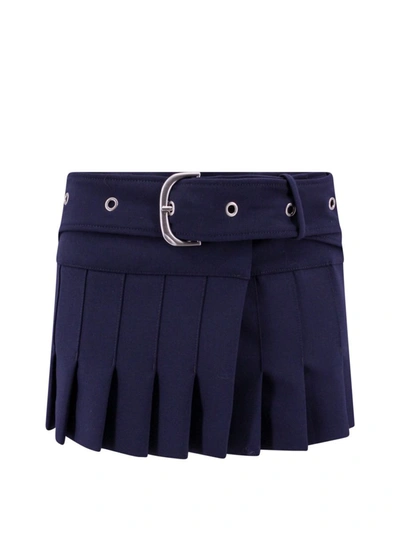 Shop Off-white Skirt In Blue