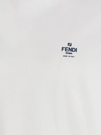 Shop Fendi T-shirt 'fade Ff' In Multicolor