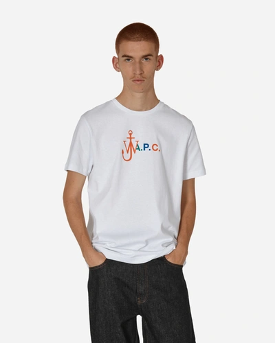 Shop Apc Jw Anderson Anchor T-shirt In White