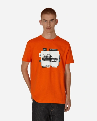 Shop Apc Jw Anderson Jo T-shirt In Orange