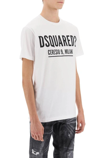 Shop Dsquared2 Ceresio 9 Cool Fit T-shirt In White