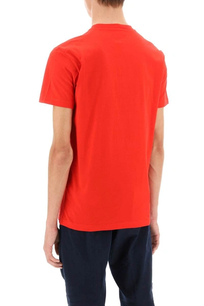 Shop Dsquared2 Cool Fit Printed T-shirt In Red