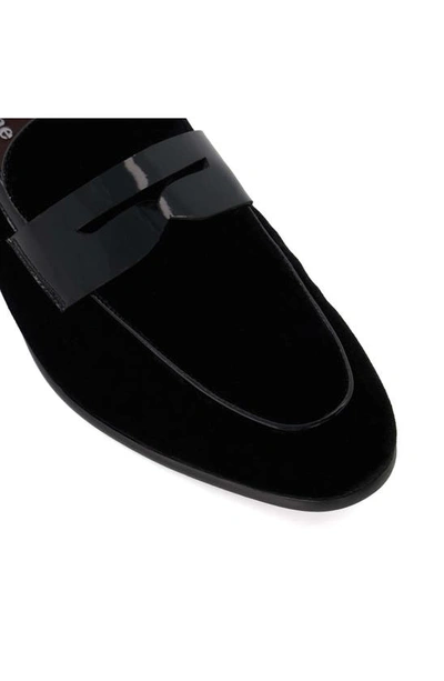 Shop Dune London Sensory Penny Loafer In Black