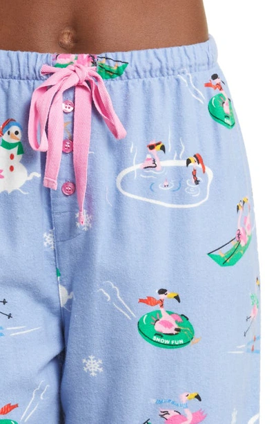 Shop Pj Salvage Cotton Flannel Pajamas In Peri