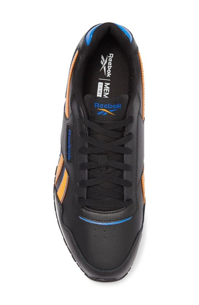 Shop Reebok Glide Sneaker In Black/ Orange/ Cobalt