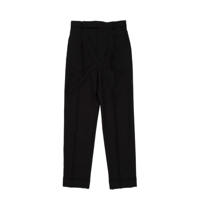 Shop Saint Laurent Tailored Pants In Black