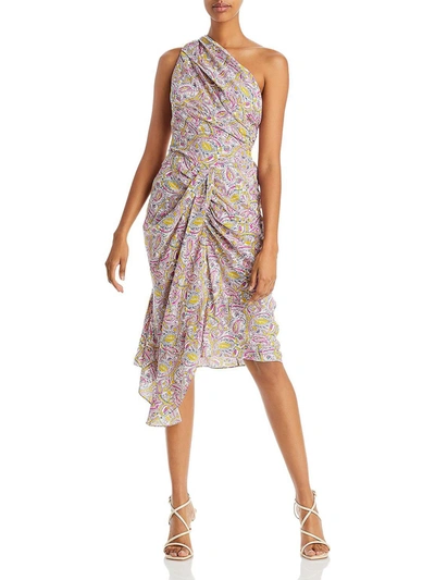 Shop Iro Womens Printed Midi Cocktail And Party Dress In Multi