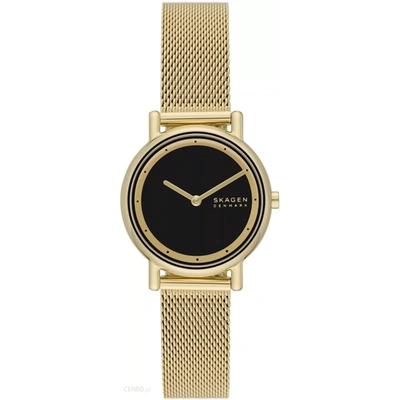 Shop Skagen Women's Signatur Lille Gold Dial Watch