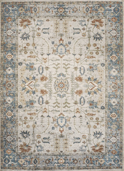 Jonathan Y Hiero Persian Border Low-pile Machine-washable Cream/terra Area Rug