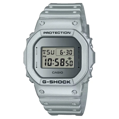 Shop Casio Men's G-shock Silver Dial Watch