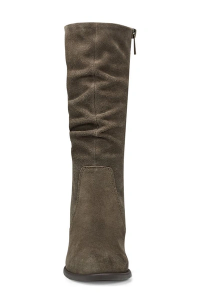 Earth Women's Vine Narrow Calf Block Heel Boots In Muschio