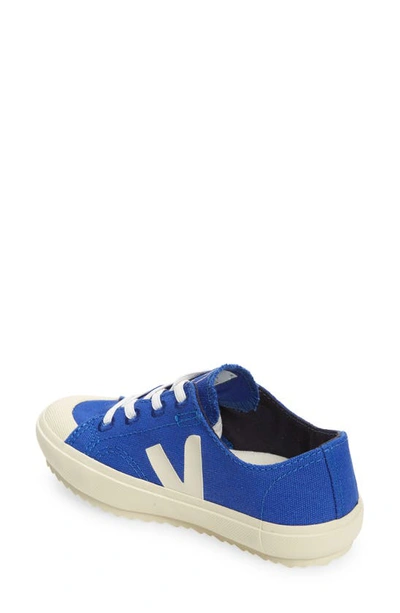 Veja Teen Blue & Ivory Canvas Flip Trainers In Paros Pierre