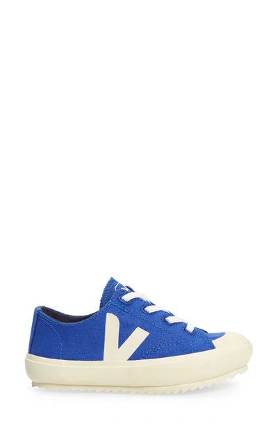 Veja Teen Blue & Ivory Canvas Flip Trainers In Paros Pierre