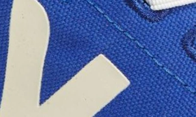 Veja Teen Blue & Ivory Canvas Flip Trainers In Paros Pierre