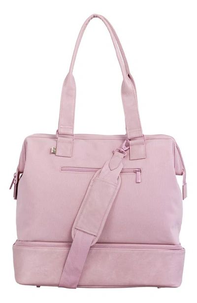 Shop Beis The Mini Weekend Travel Bag In Atlas Pink