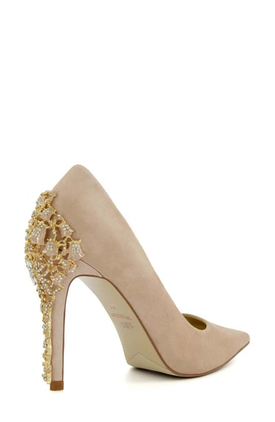 Shop Dune London Audleys Pointed Toe Pump In Beige