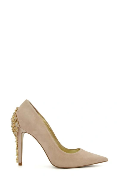 Shop Dune London Audleys Pointed Toe Pump In Beige