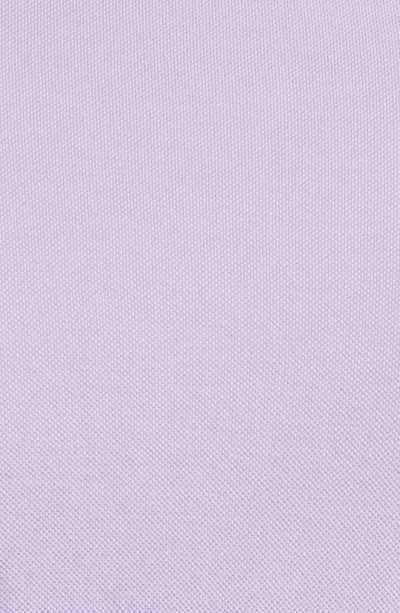 Shop Scott Barber Solid Piqué Polo In Lilac
