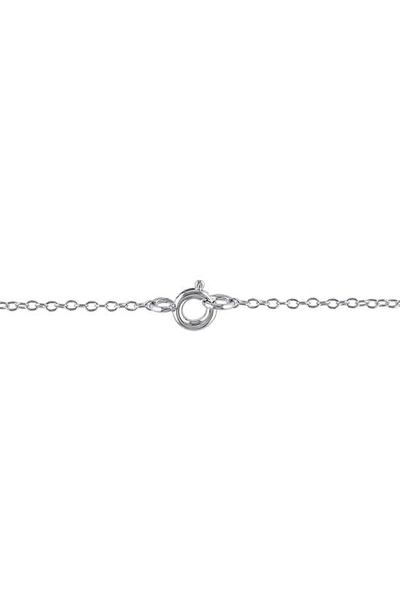 Delmar Cultured Freshwater Pearl & Diamond Necklace & Drop Earrings Set In White