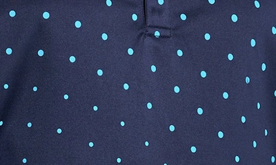 Shop Abacus Henry Dot Golf Polo In Navy