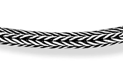 Samuel B. Sterling Silver Mixed Chain Link Necklace In Silver