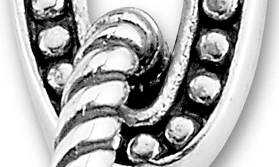 Shop Samuel B. Chain Link Linear Drop Earrings In Silver