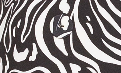 Alexia Admor Cyrus Double Breasted Miniskirt In Zebra