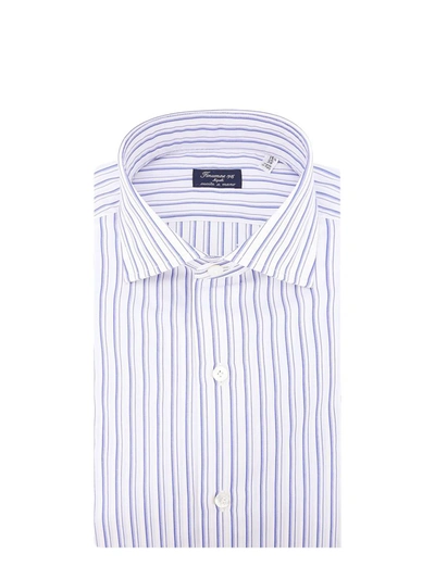 Shop Finamore Shirt In Blue