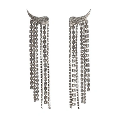 Shop Zadig & Voltaire Rock Color Earrings In Shiny_silver