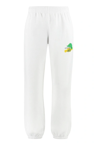 Shop Off-white Jersey Sweatpants In Default Title