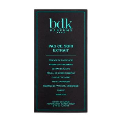 Bdk Parfums Pas Ce Soir Extrait In Default Title
