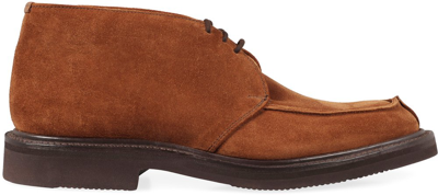 Shop Tricker's David Lace In Brown