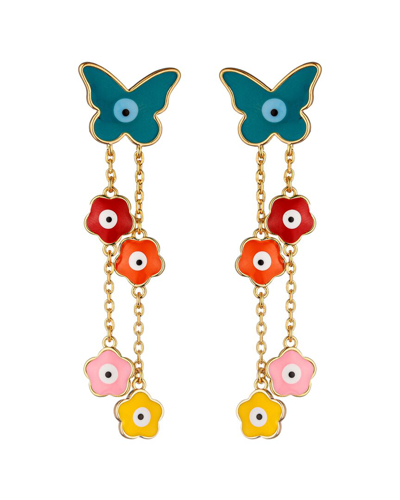 Eye Candy La June Butterfly Drop Earrings