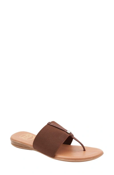 Shop Andre Assous Nice Featherweights™ Slide Sandal In Brown