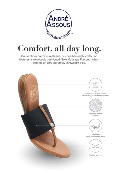 Shop Andre Assous Nice Featherweights™ Slide Sandal In Brown