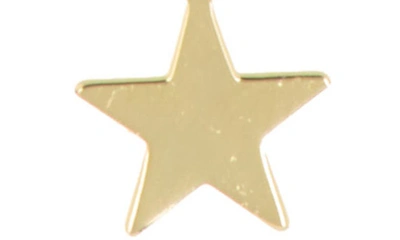 Shop Argento Vivo Sterling Silver Star Pendant Layered Necklace In Gold