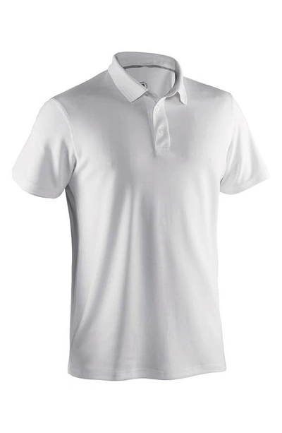 Shop Abacus Clark Golf Polo In White