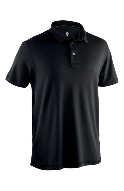 Shop Abacus Clark Golf Polo In Black
